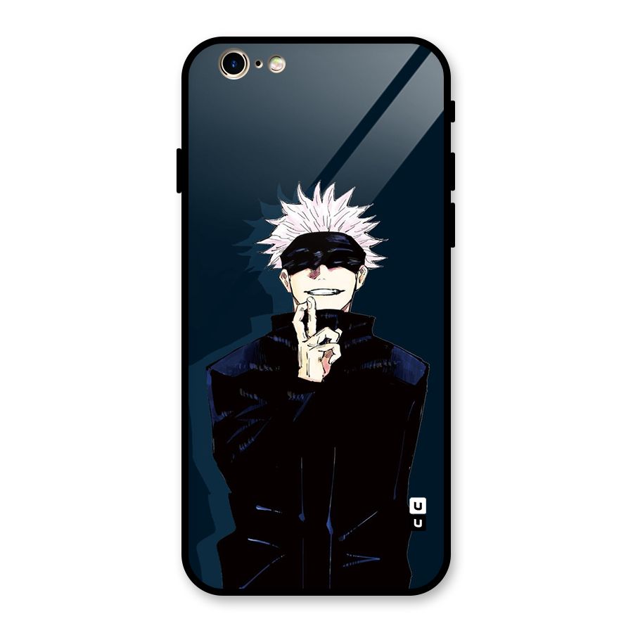 Satoru Gojo Glass Back Case for iPhone 6 6S