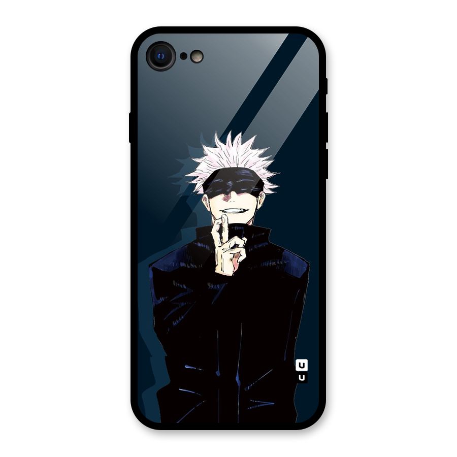 Satoru Gojo Glass Back Case for iPhone 7