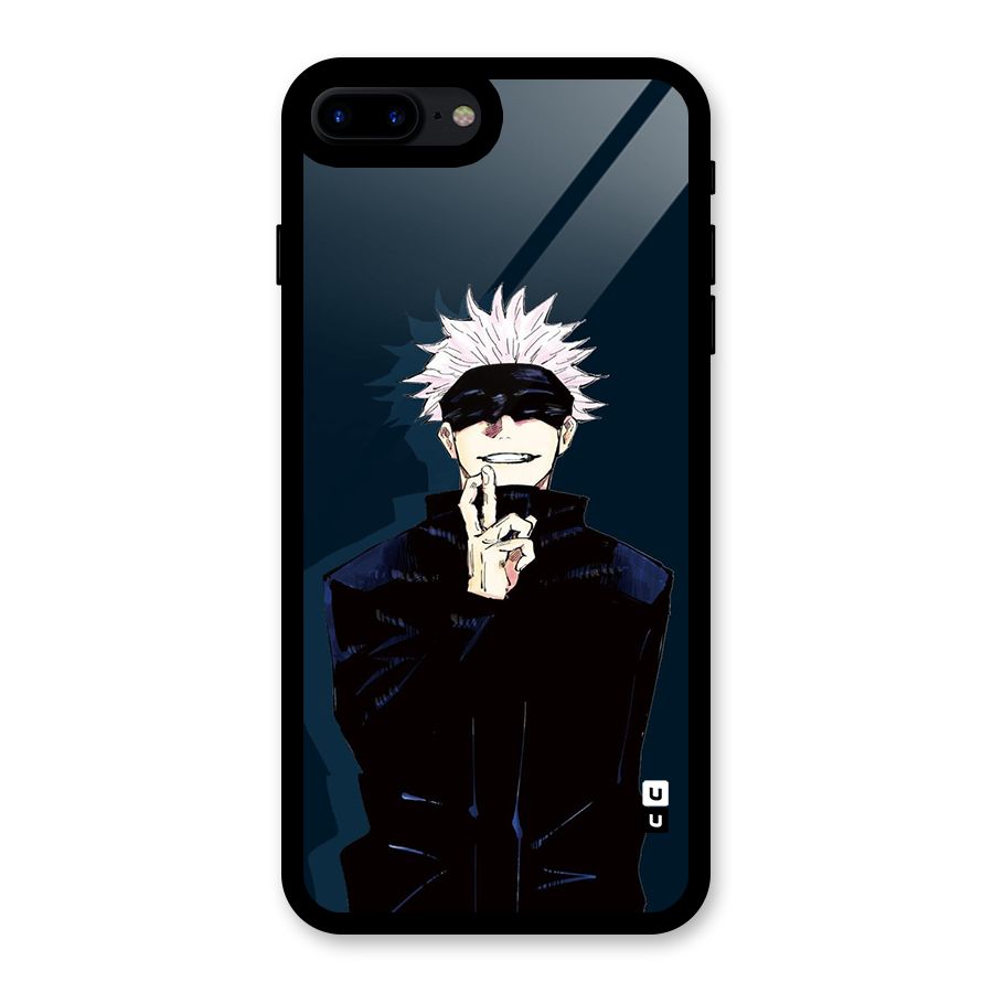 Satoru Gojo Glass Back Case for iPhone 7 Plus
