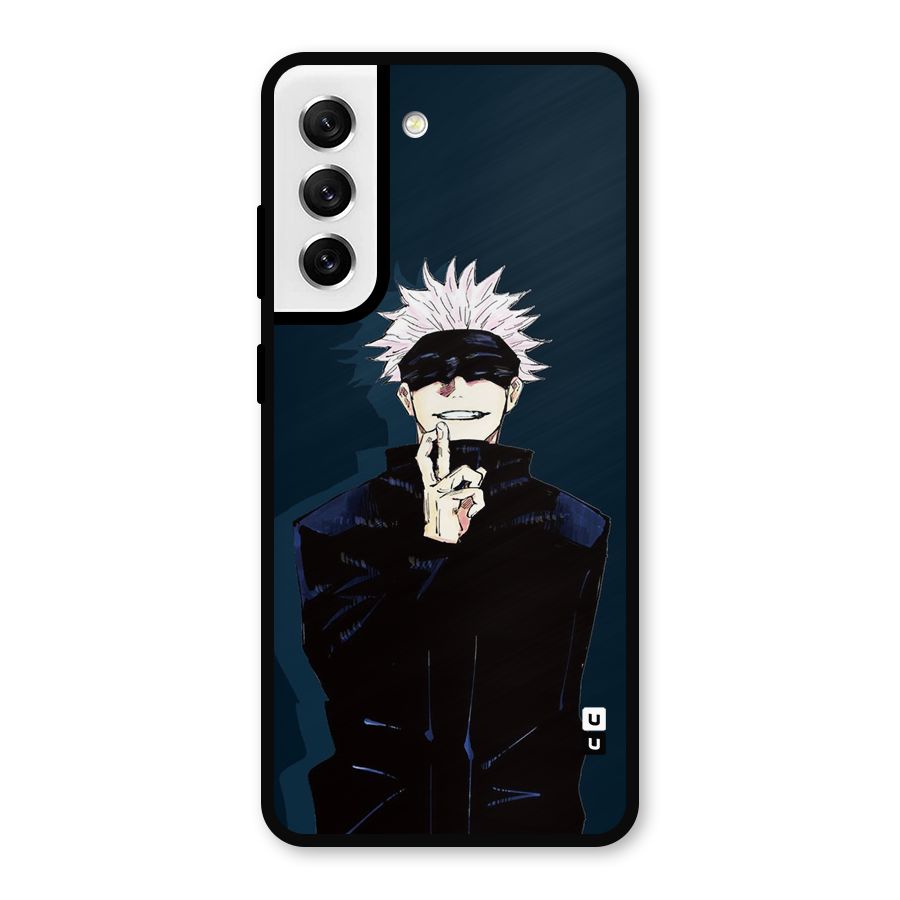 Satoru Gojo Metal Back Case for Galaxy S21 FE 5G
