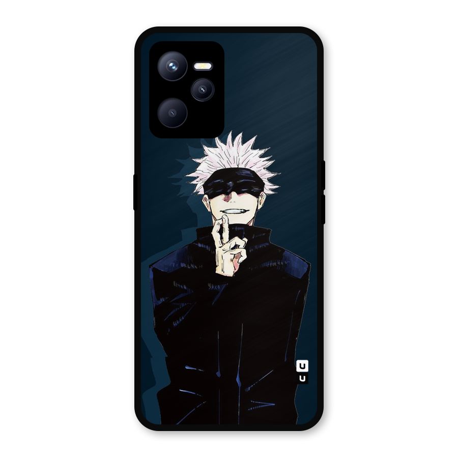 Satoru Gojo Metal Back Case for Realme C35