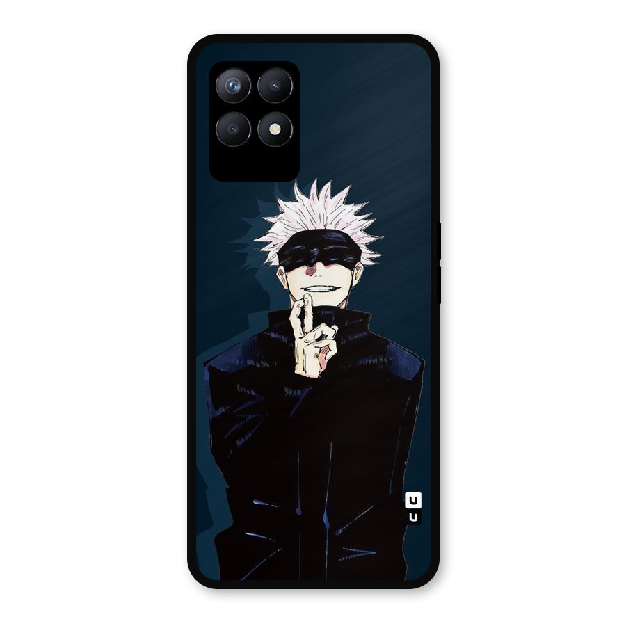 Satoru Gojo Metal Back Case for Realme Narzo 50