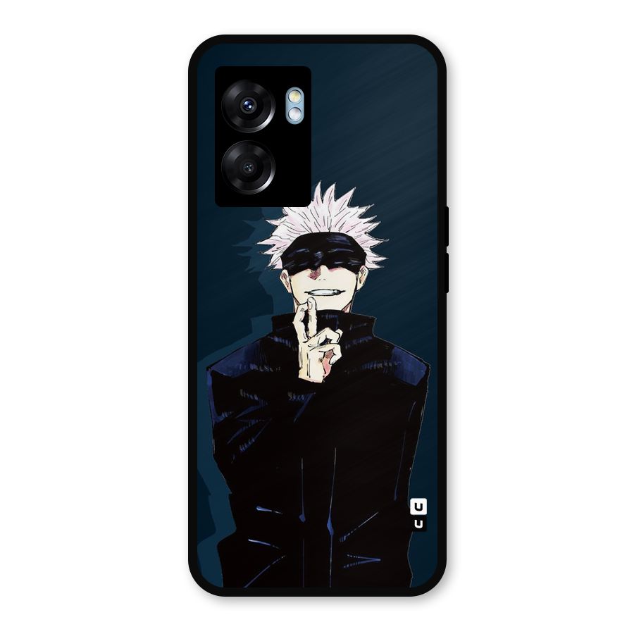 Satoru Gojo Metal Back Case for Realme Narzo 50 5G