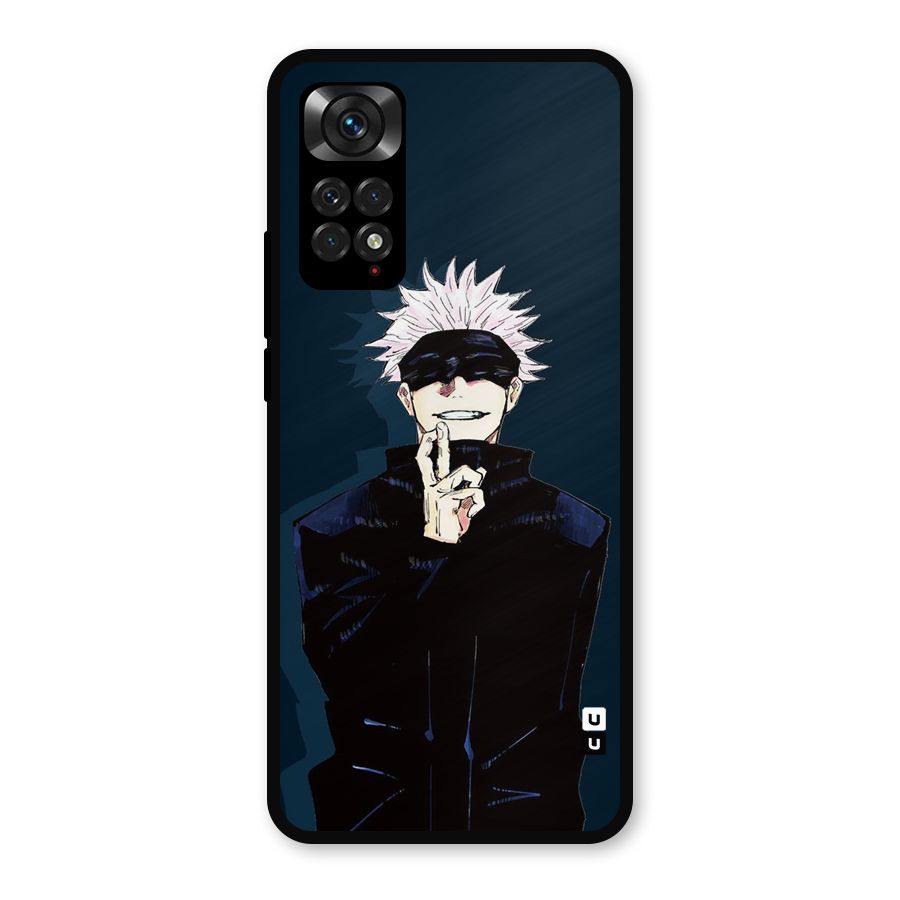 Satoru Gojo Metal Back Case for Redmi Note 11s