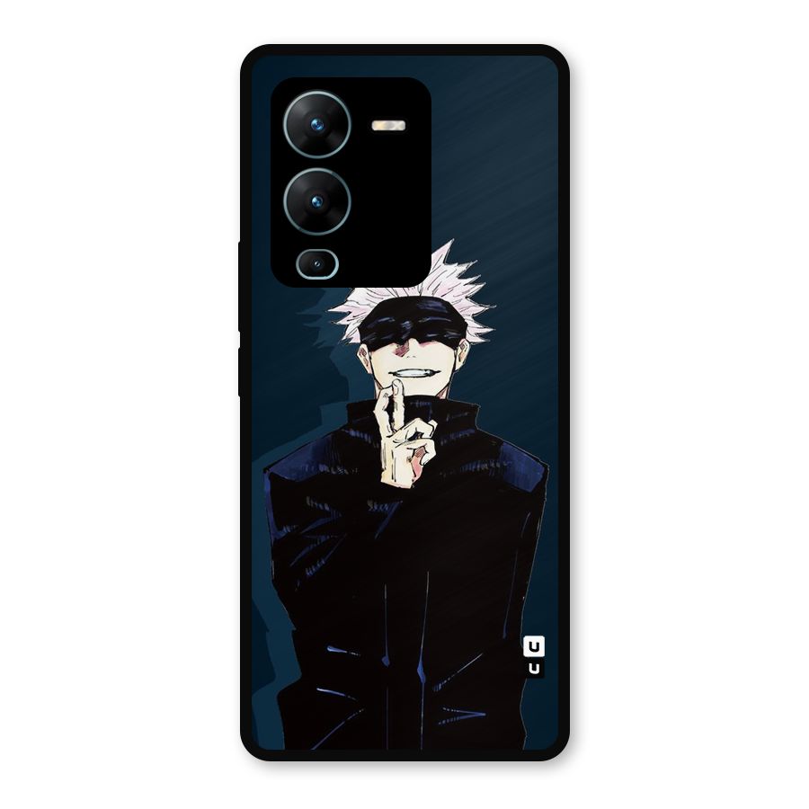 Satoru Gojo Metal Back Case for Vivo V25 Pro