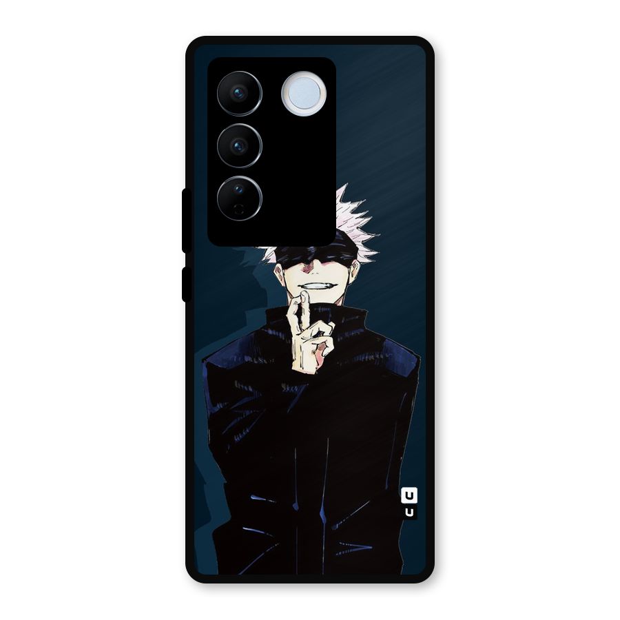 Satoru Gojo Metal Back Case for Vivo V27