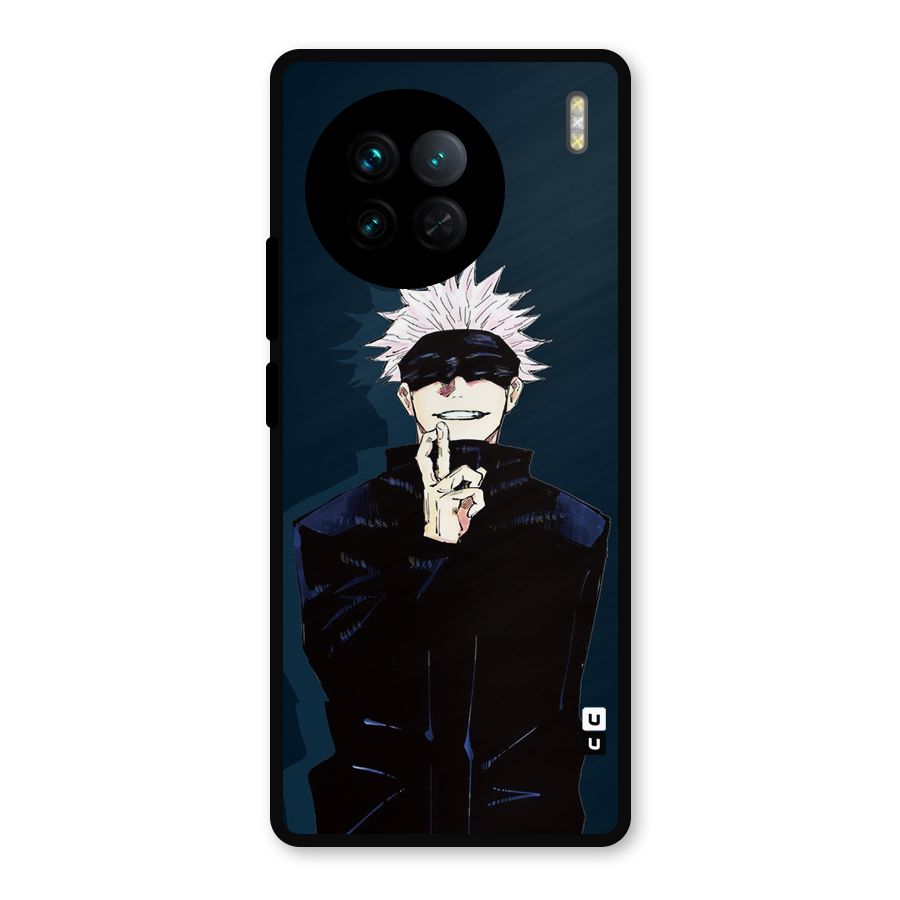 Satoru Gojo Metal Back Case for Vivo X90