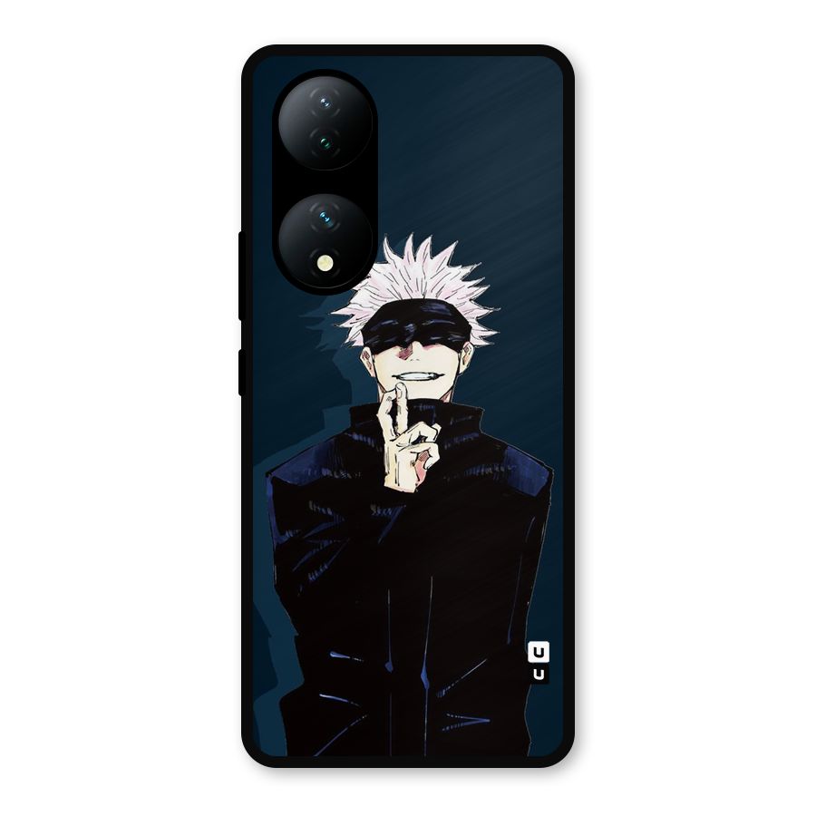 Satoru Gojo Metal Back Case for Vivo Y100