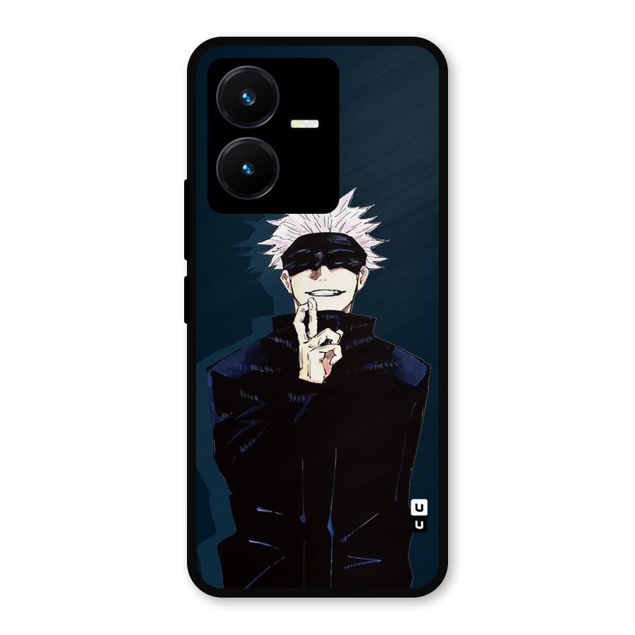 Satoru Gojo Metal Back Case for Vivo Y22