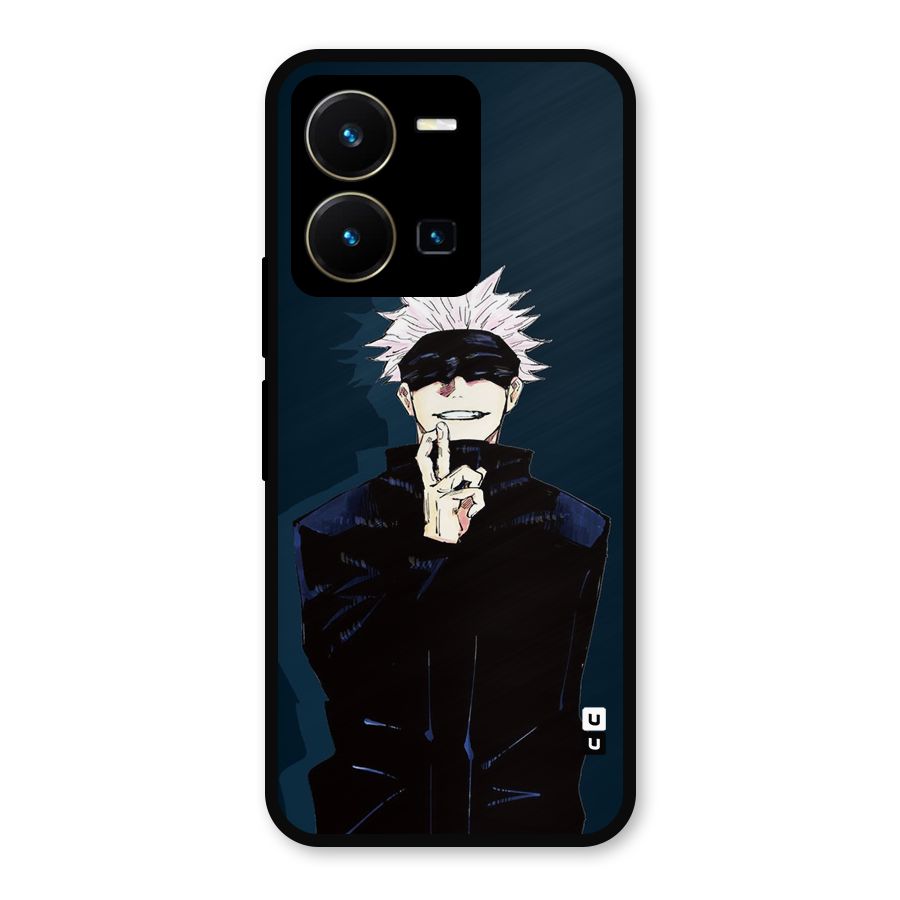 Satoru Gojo Metal Back Case for Vivo Y35