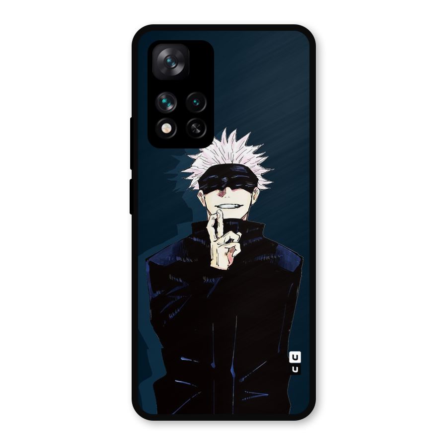 Satoru Gojo Metal Back Case for Xiaomi 11i Hypercharge 5G