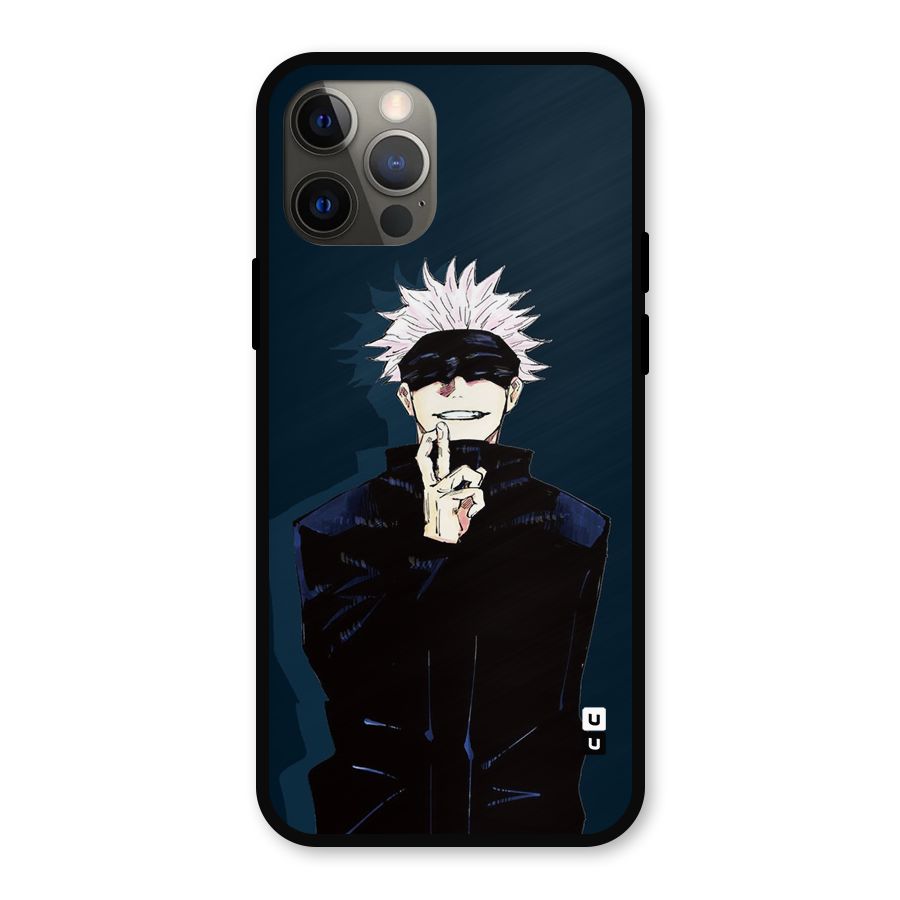 Satoru Gojo Metal Back Case for iPhone 12 Pro