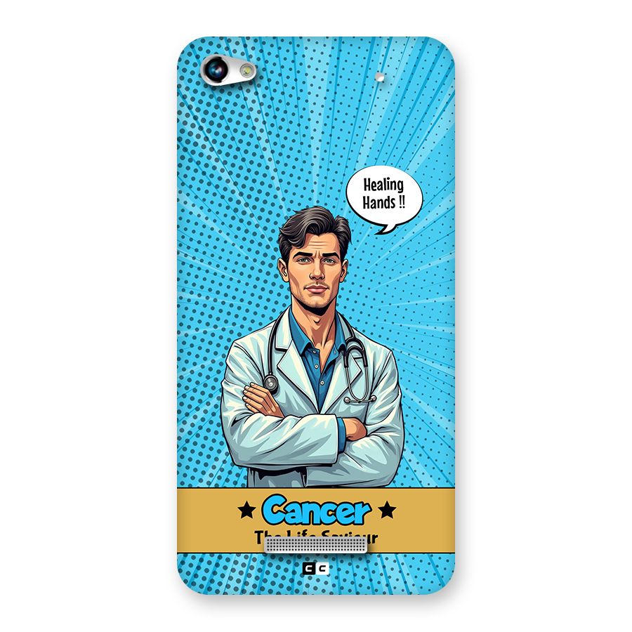 Saviour Cancer Back Case for Canvas Hue 2 A316