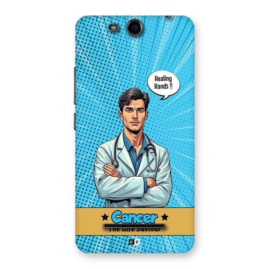 Saviour Cancer Back Case for Canvas Juice 3 Q392