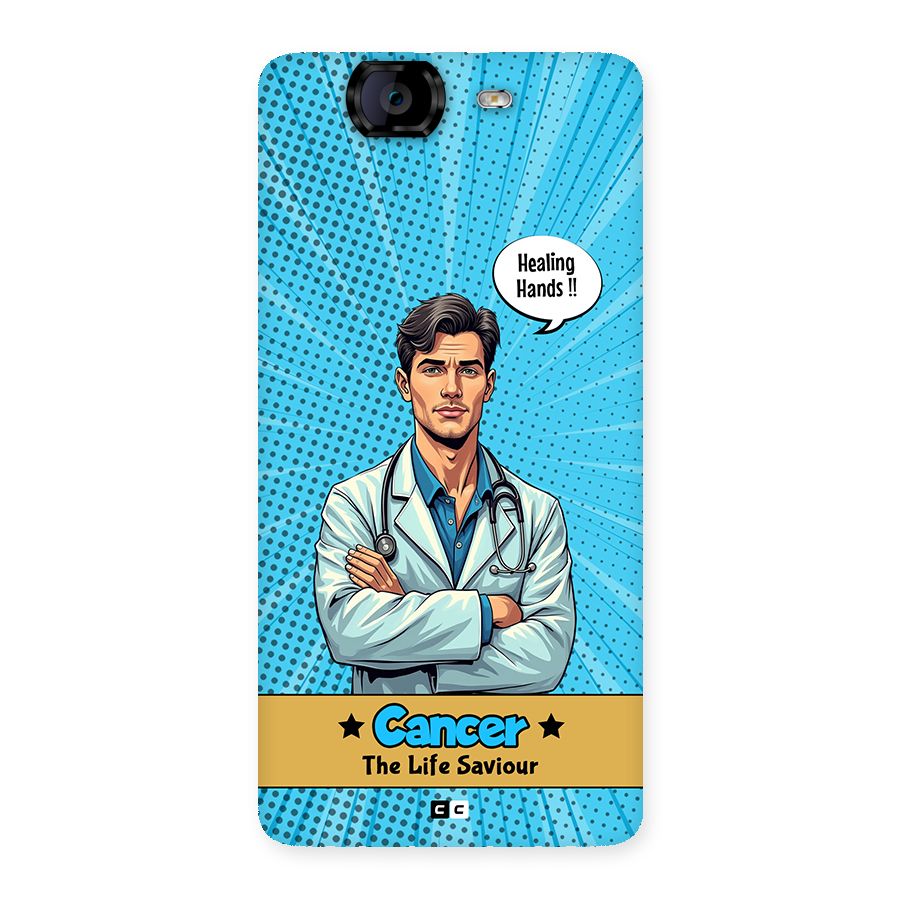 Saviour Cancer Back Case for Canvas Knight A350