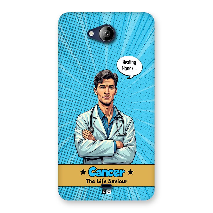 Saviour Cancer Back Case for Canvas Play Q355
