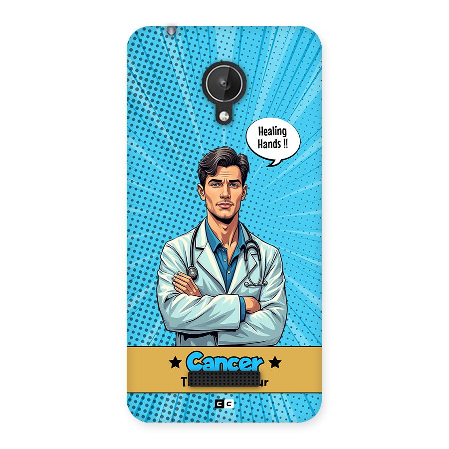 Saviour Cancer Back Case for Canvas Spark Q380