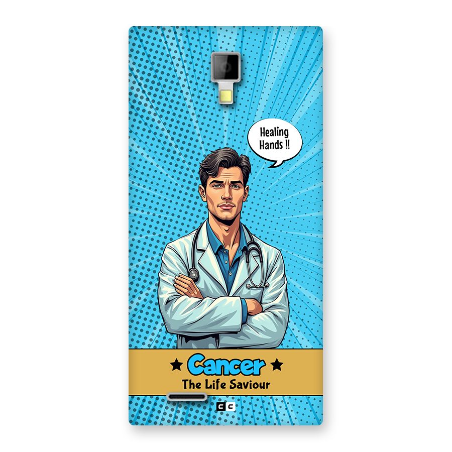Saviour Cancer Back Case for Canvas Xpress A99