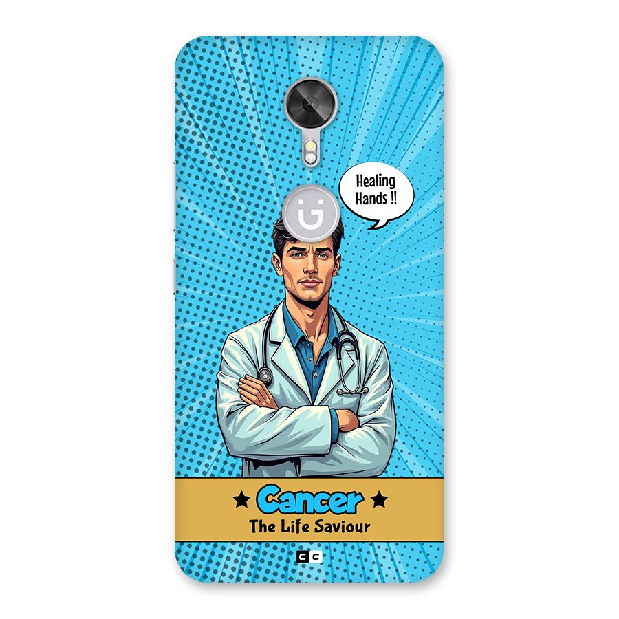 Saviour Cancer Back Case for Gionee A1