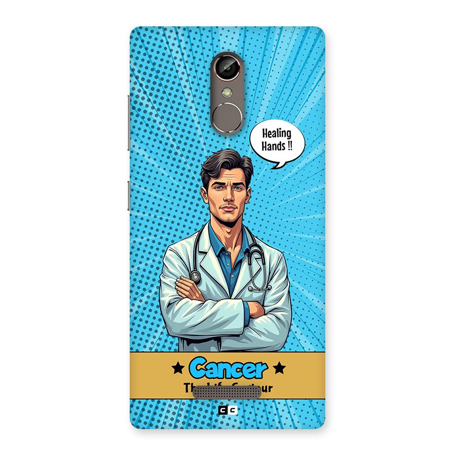 Saviour Cancer Back Case for Gionee S6s