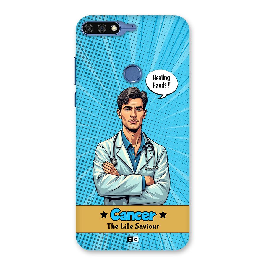 Saviour Cancer Back Case for Honor 7C