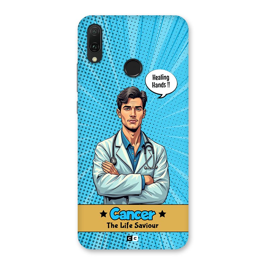 Saviour Cancer Back Case for Huawei Y9 (2019)