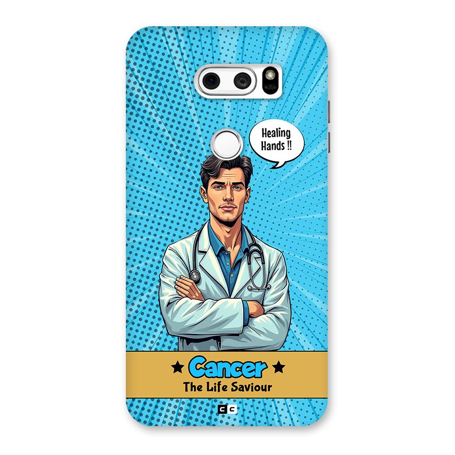 Saviour Cancer Back Case for LG V30
