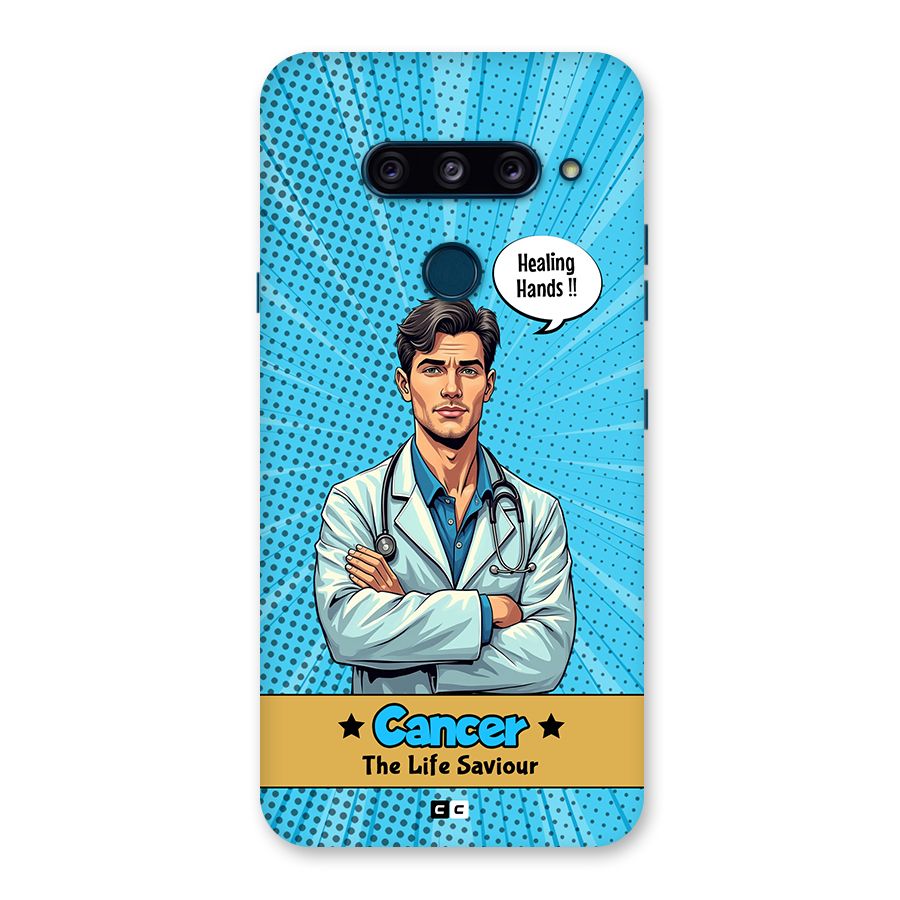 Saviour Cancer Back Case for LG  V40 ThinQ