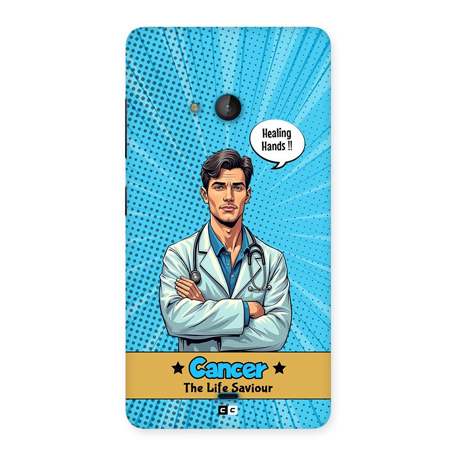 Saviour Cancer Back Case for Lumia 540