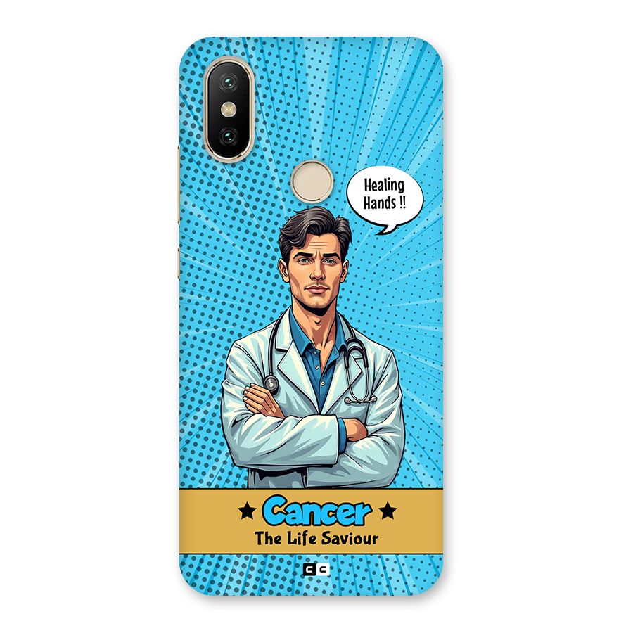Saviour Cancer Back Case for Mi A2