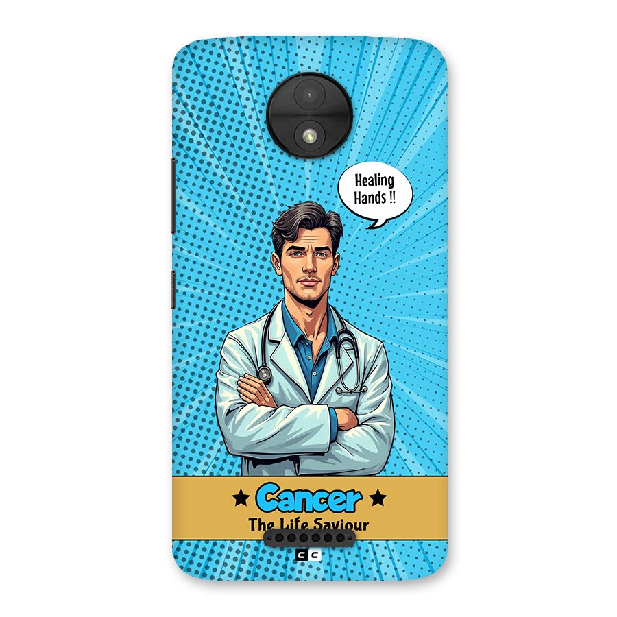 Saviour Cancer Back Case for Moto C