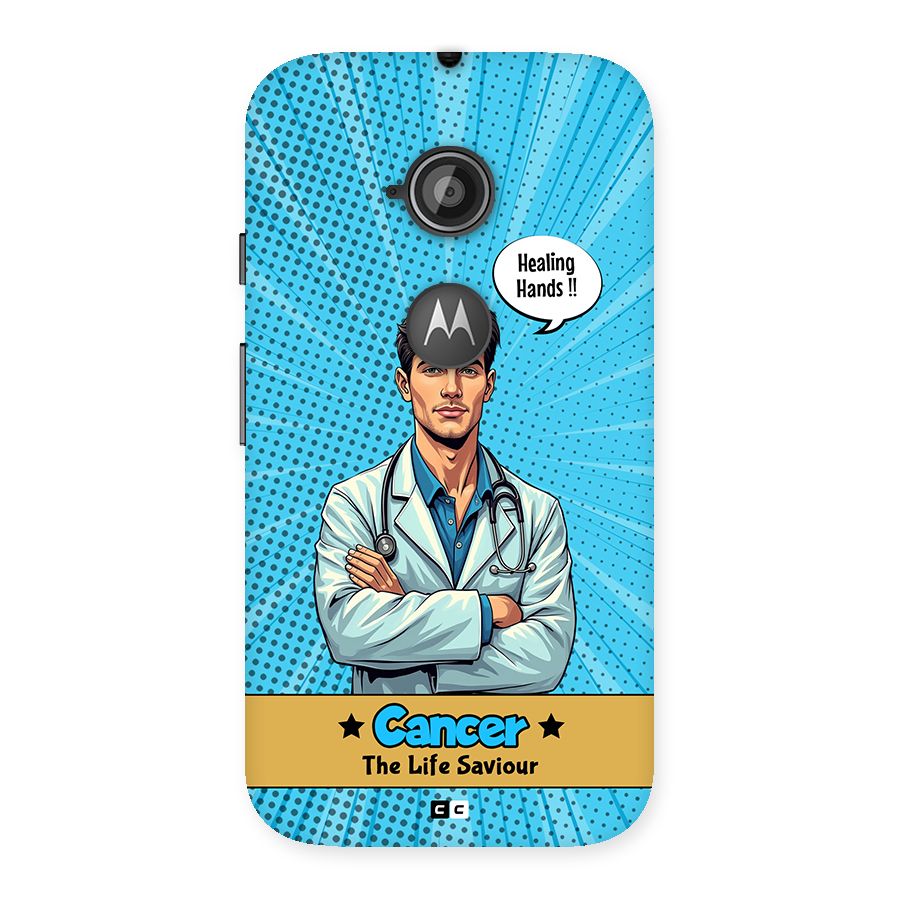 Saviour Cancer Back Case for Moto E 2nd Gen