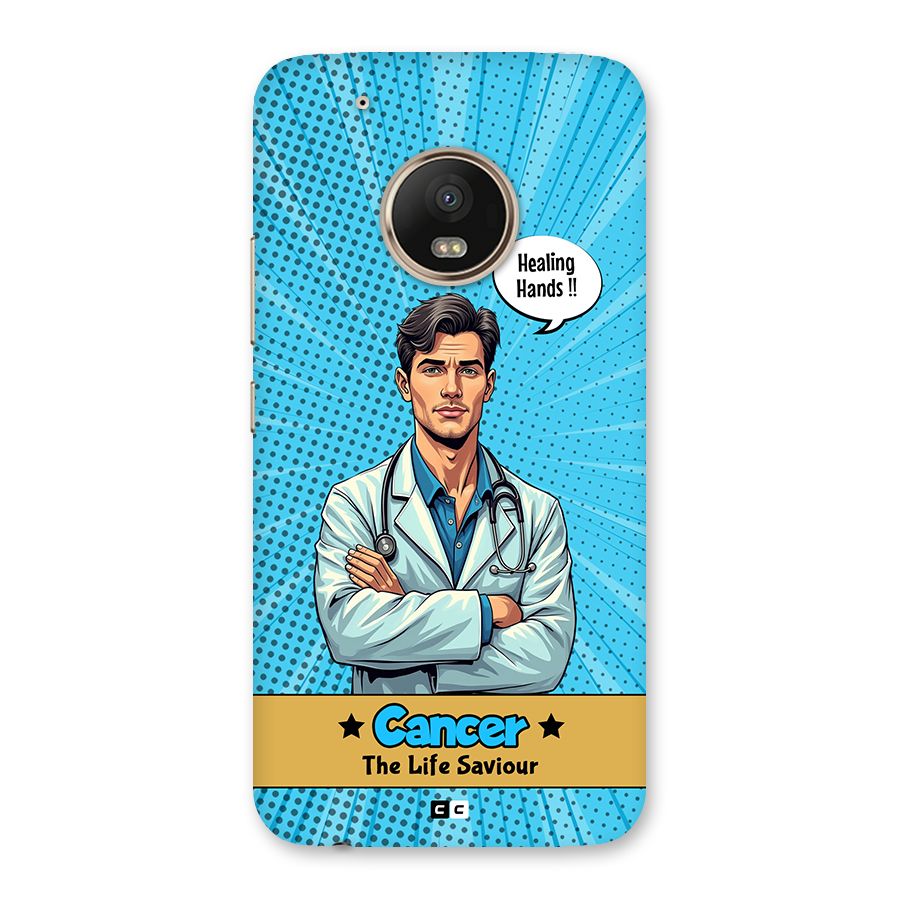 Saviour Cancer Back Case for Moto G5 Plus