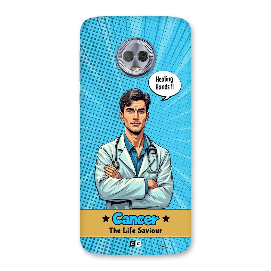 Saviour Cancer Back Case for Moto G6 Plus