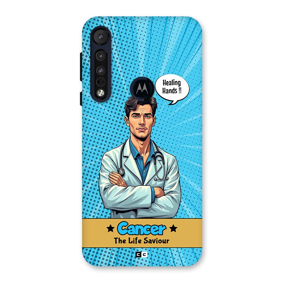 Saviour Cancer Back Case for Motorola One Macro