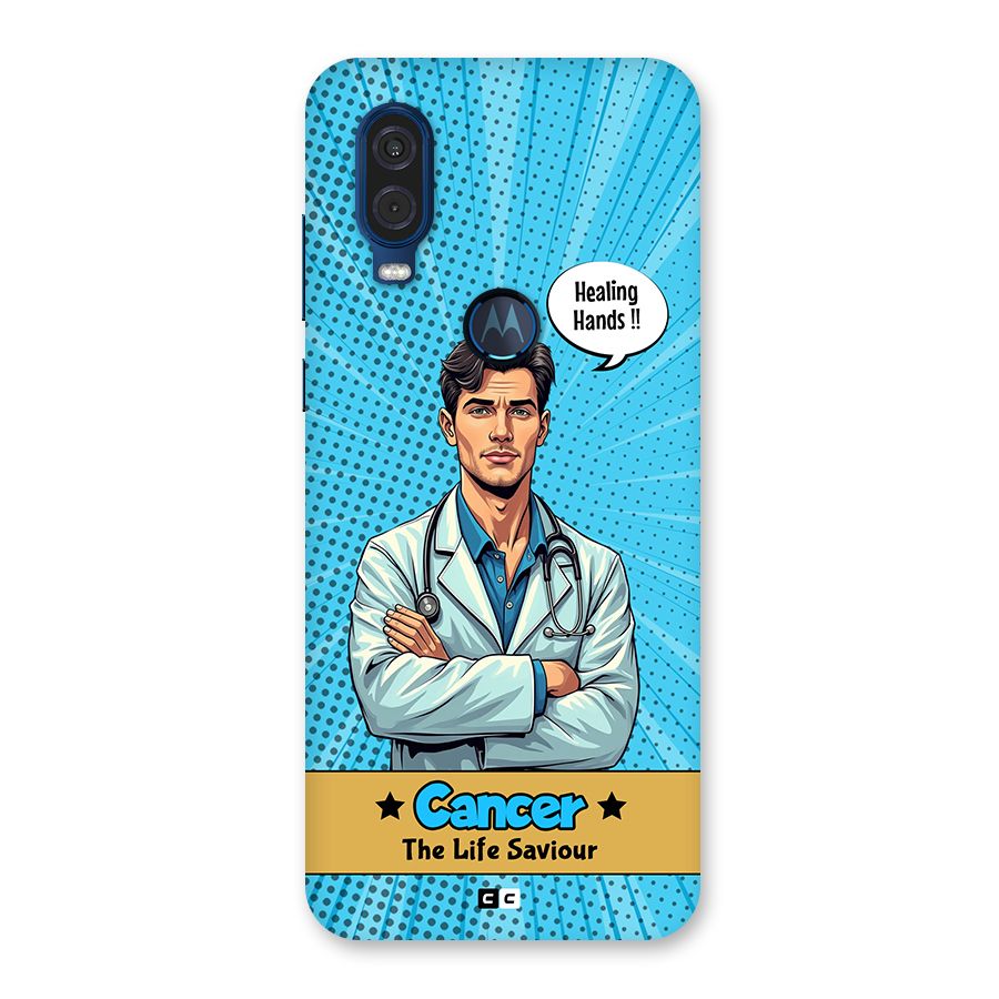 Saviour Cancer Back Case for Motorola One Vision