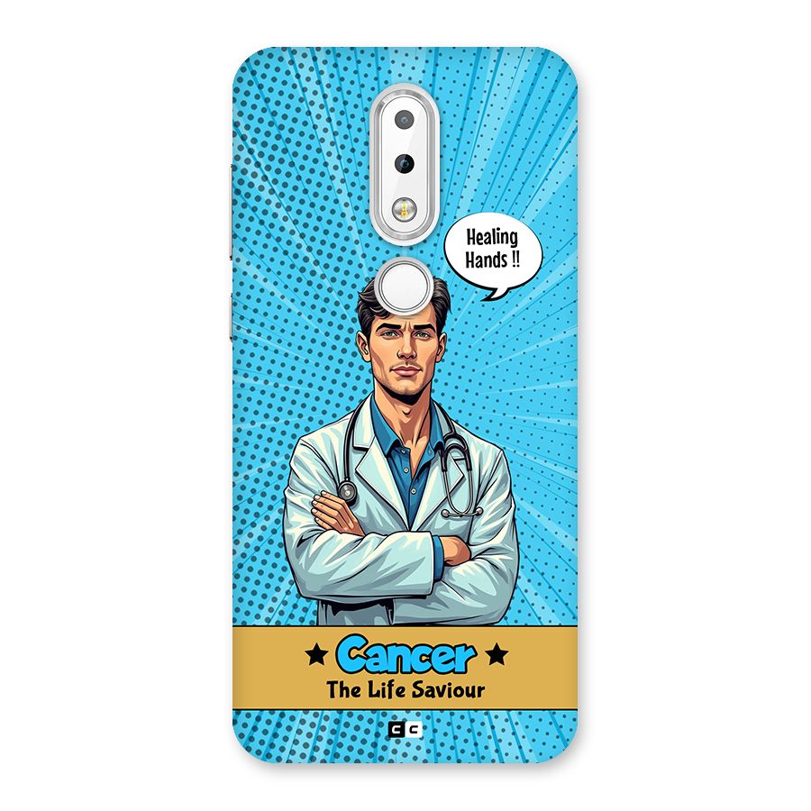 Saviour Cancer Back Case for Nokia 6.1 Plus