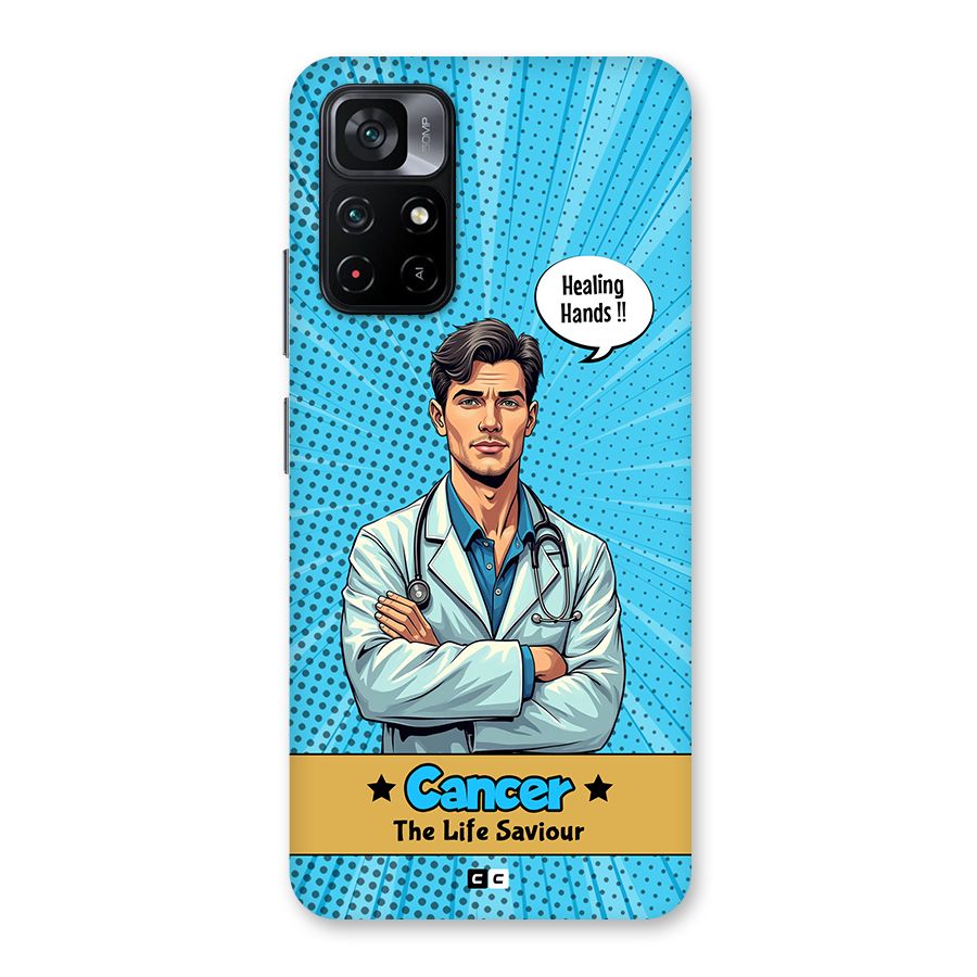 Saviour Cancer Back Case for Poco M4 Pro 5G