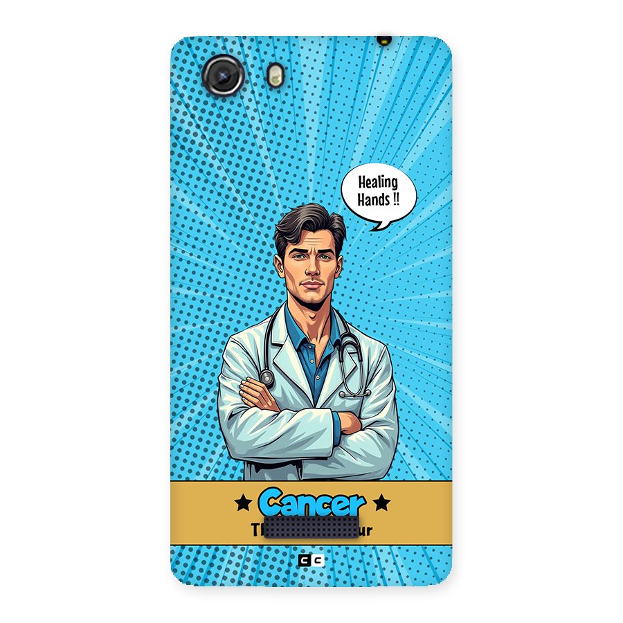 Saviour Cancer Back Case for Unite 3