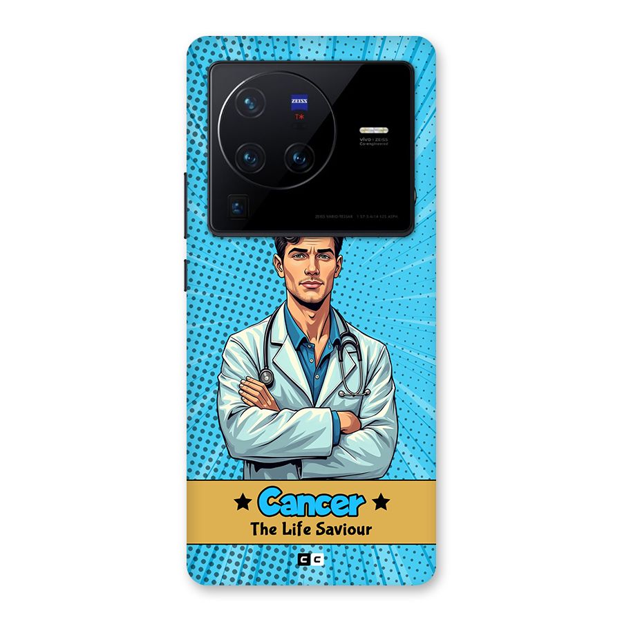 Saviour Cancer Back Case for Vivo X80 Pro