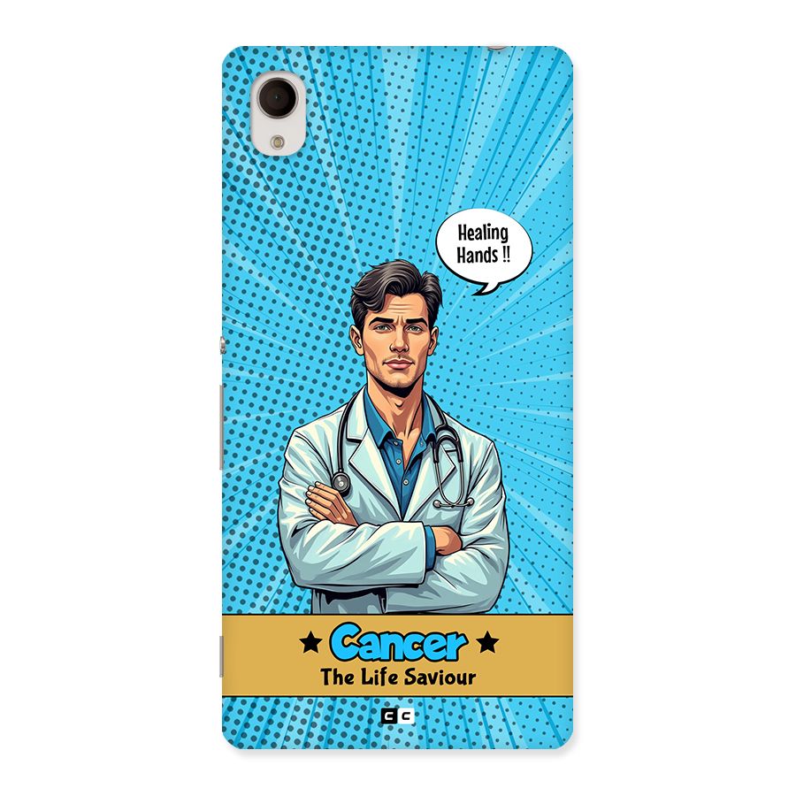 Saviour Cancer Back Case for Xperia M4 Aqua