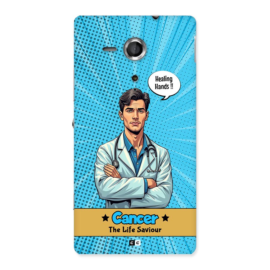 Saviour Cancer Back Case for Xperia Sp
