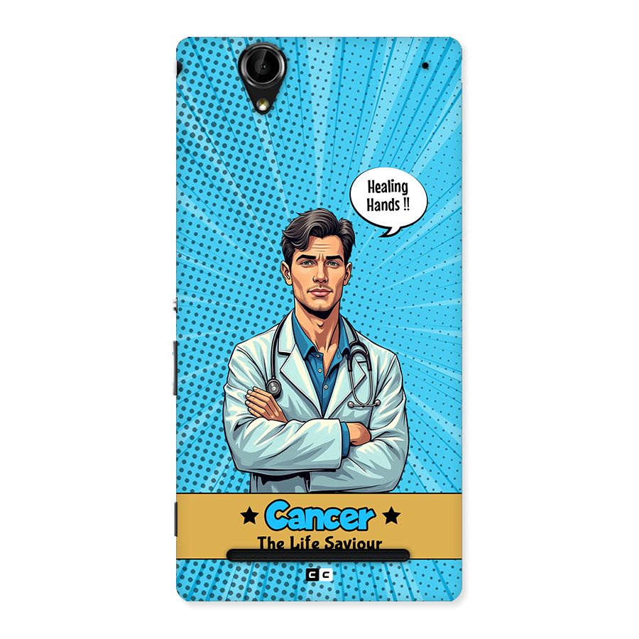 Saviour Cancer Back Case for Xperia T2