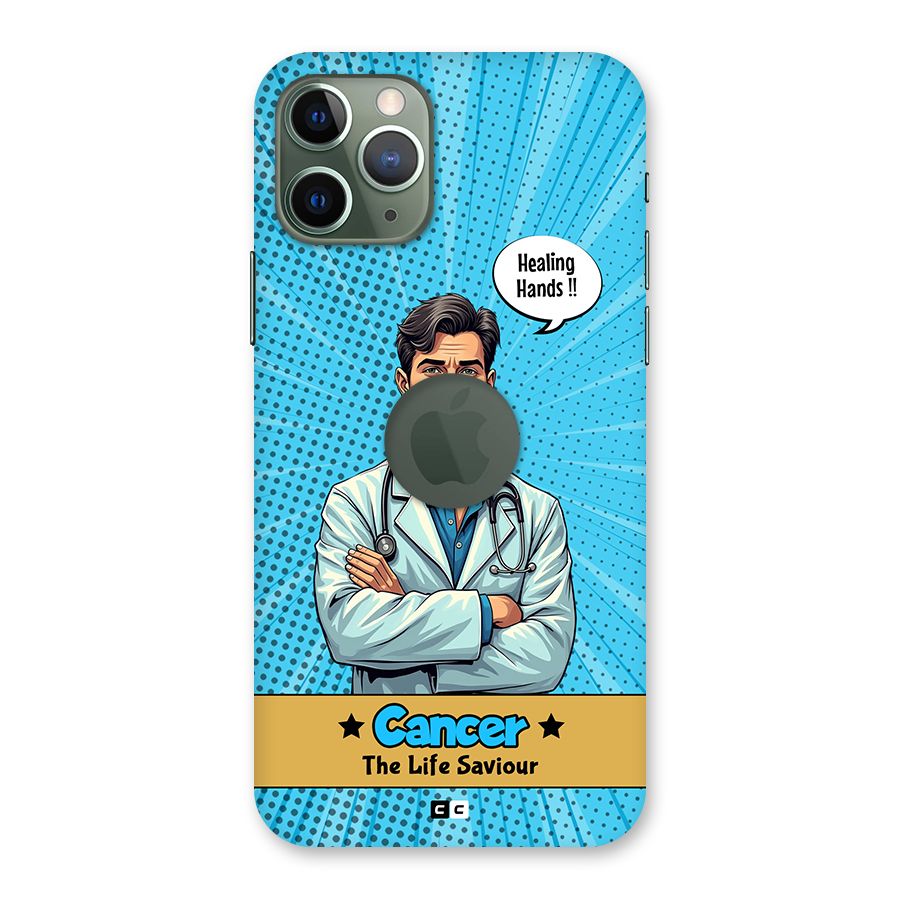 Saviour Cancer Back Case for iPhone 11 Pro Logo Cut