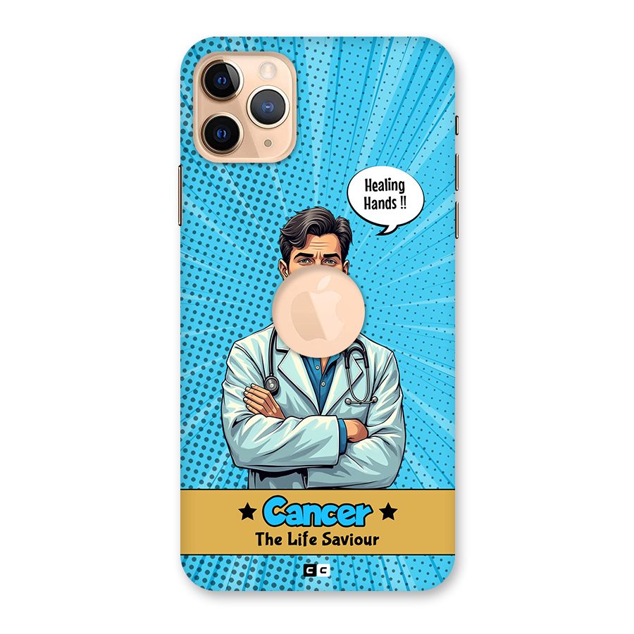 Saviour Cancer Back Case for iPhone 11 Pro Max Logo Cut