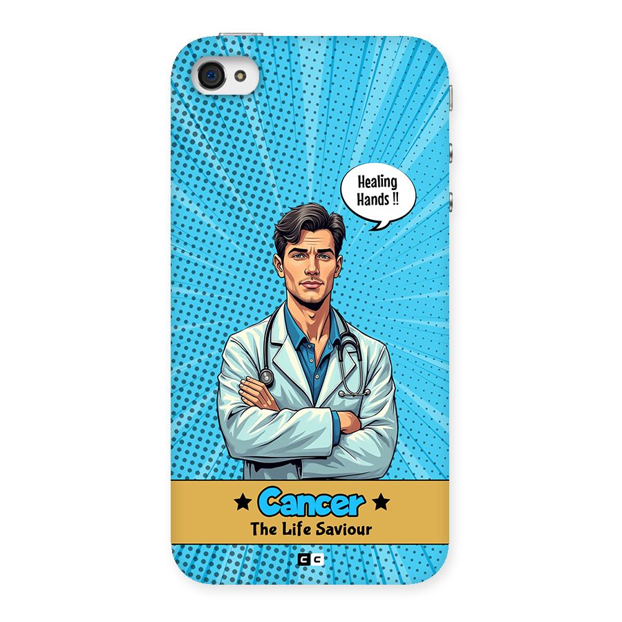 Saviour Cancer Back Case for iPhone 4 4s