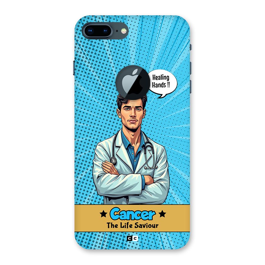 Saviour Cancer Back Case for iPhone 7 Plus Logo Cut
