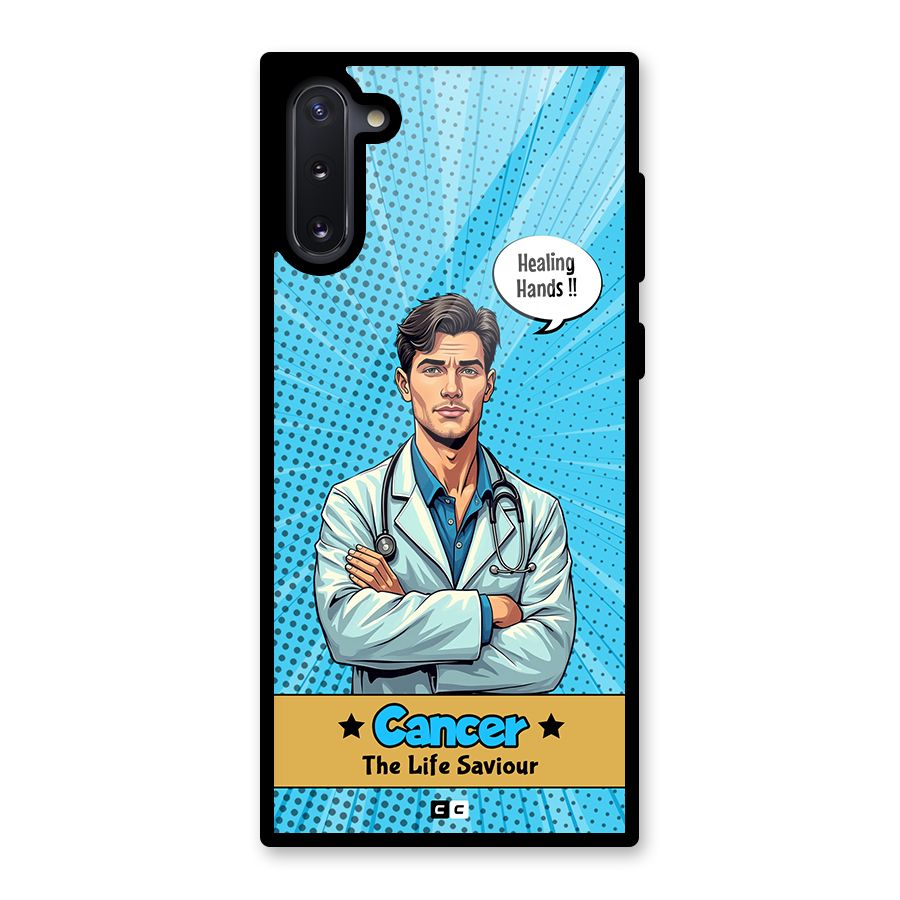 Saviour Cancer Glass Back Case for Galaxy Note 10