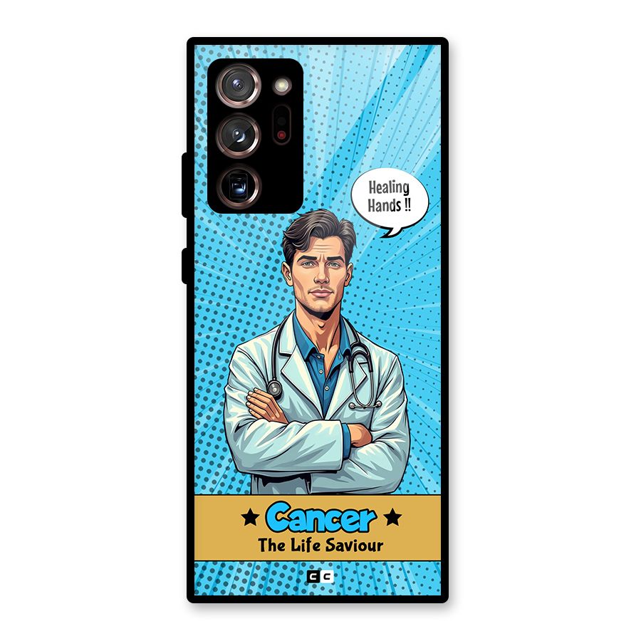 Saviour Cancer Glass Back Case for Galaxy Note 20 Ultra 5G