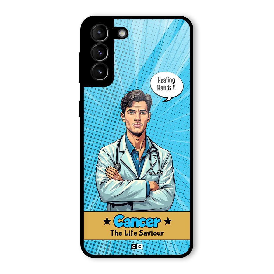 Saviour Cancer Glass Back Case for Galaxy S21 Plus